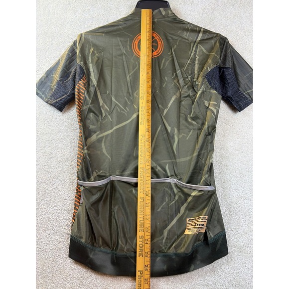Crit Fit Army Cycling Jersey Men Large Camo Short Sleeve Full Zip Wisconsin NEW - Picture 8 of 8